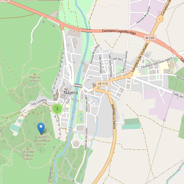 Mapa de monumentos en Nájera Thumbnail