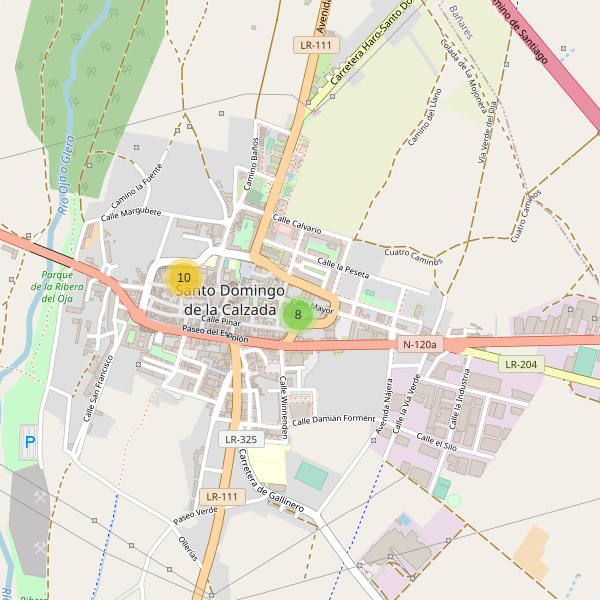 Mapa de monumentos en Santo Domingo de la Calzada Thumbnail