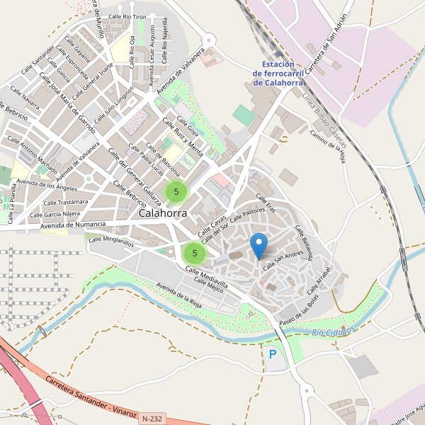 Thumbnail Mapa de restaurantes en Calahorra