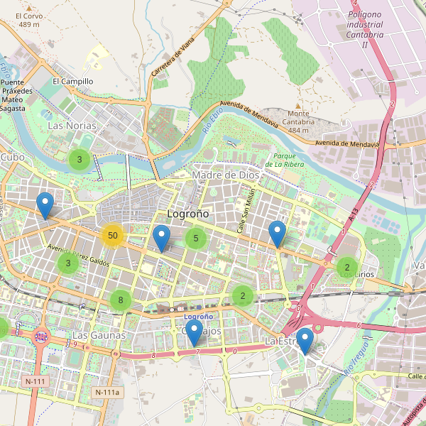Thumbnail Mapa de restaurantes en Logroño