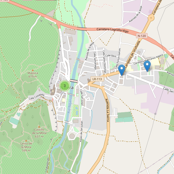 Thumbnail Mapa de restaurantes en Nájera