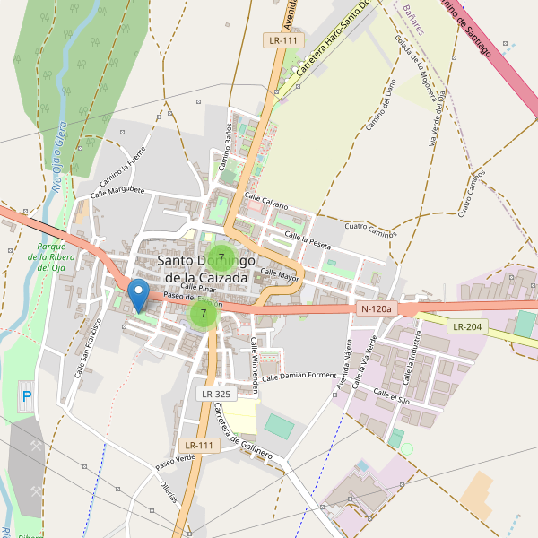 Thumbnail Mapa de restaurantes en Santo Domingo de la Calzada