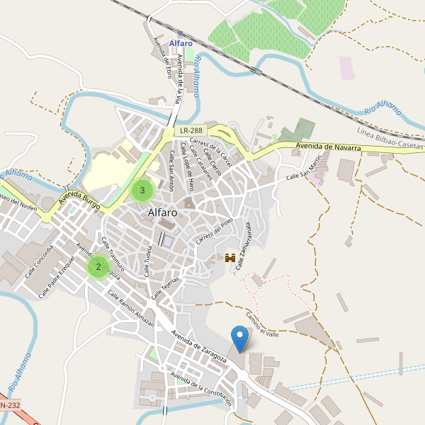 Thumbnail Mapa de supermercados en Alfaro