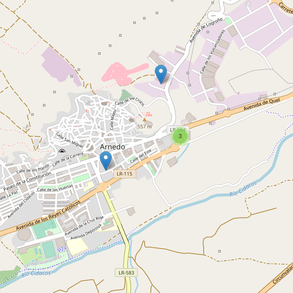 Thumbnail Mapa de supermercados en Arnedo