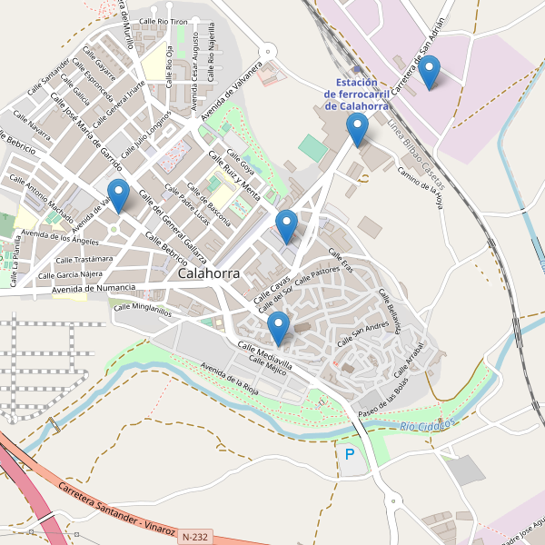 Thumbnail Mapa de supermercados en Calahorra