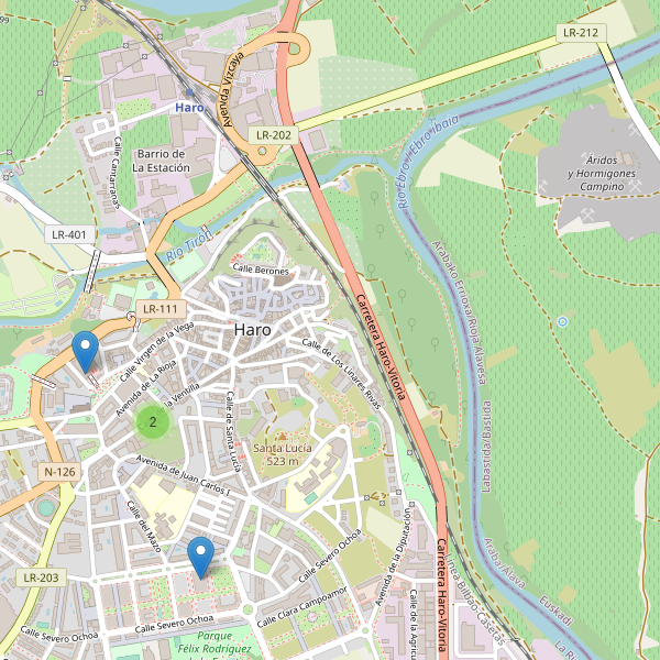 Thumbnail Mapa de supermercados en Haro