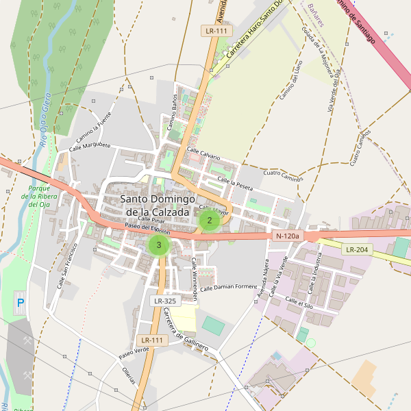 Thumbnail Mapa de supermercados en Santo Domingo de la Calzada