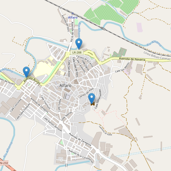 Mapa de vistas en Alfaro Thumbnail