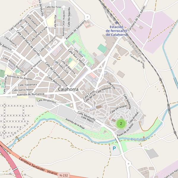 Mapa de vistas en Calahorra Thumbnail