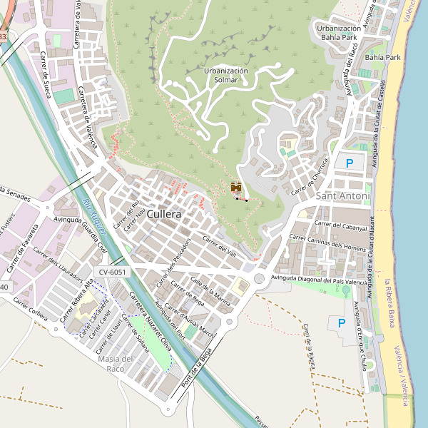 Mapa de aparcamientos-bicicletas en Cullera Thumbnail
