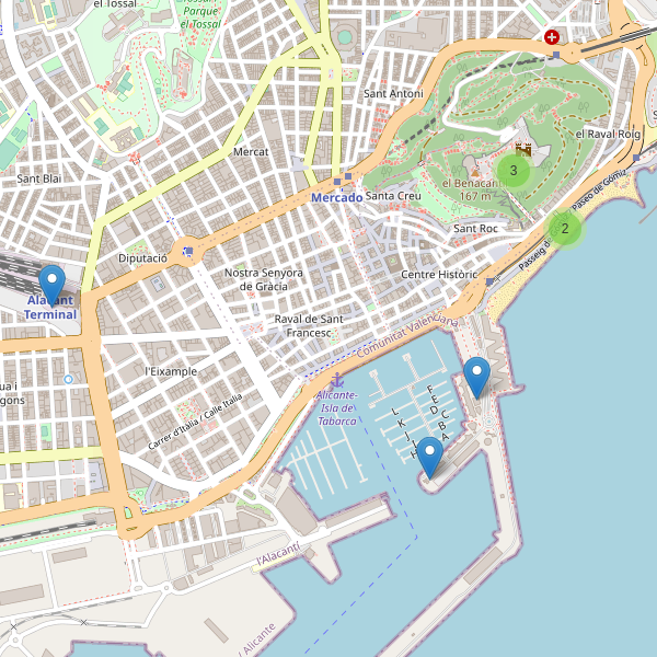 Mapa de aseos en Alicante Thumbnail