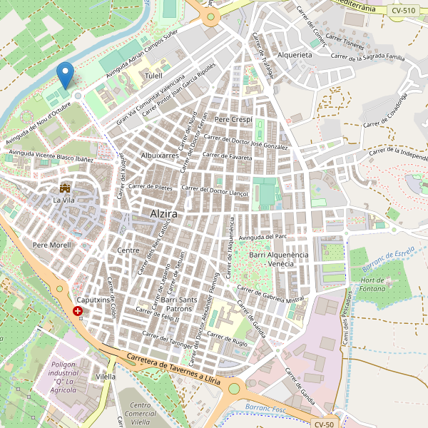Mapa de aseos en Alzira Thumbnail