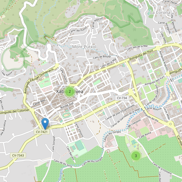 Mapa de aseos en Jávea Thumbnail