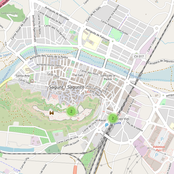 Mapa de aseos en Sagunto Thumbnail