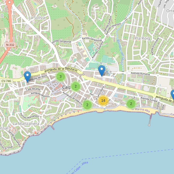 Mapa de bares en Calp Thumbnail