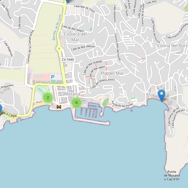 Mapa de bares en Moraira Thumbnail