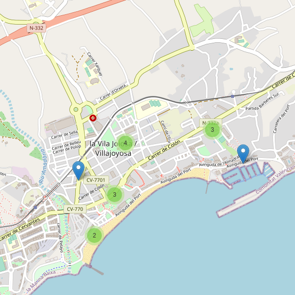 Mapa de bares en Villajoyosa Thumbnail
