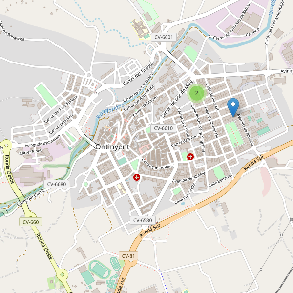 Mapa de cajeros-automaticos en Ontinyent Thumbnail