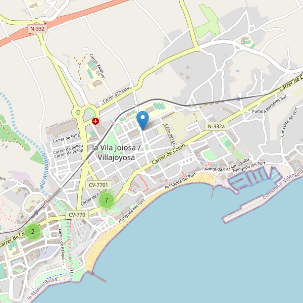 Mapa de cajeros-automaticos en Villajoyosa Thumbnail