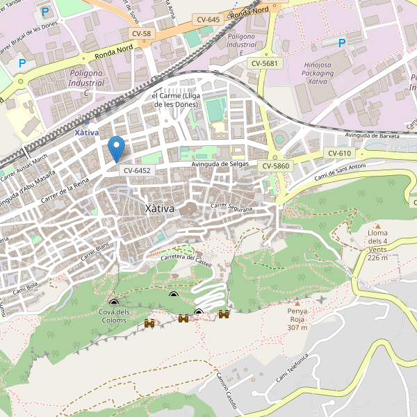 Mapa de cajeros-automaticos en Xàtiva Thumbnail