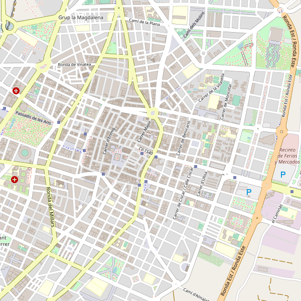 Thumbnail Mapa de cines en Castelló de la Plana