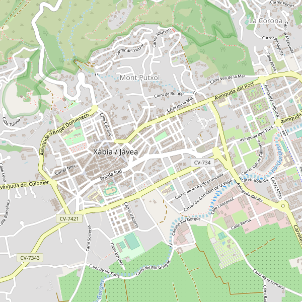 Thumbnail Mapa de cines en Jávea