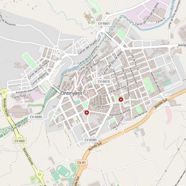 Thumbnail Mapa de cines en Ontinyent