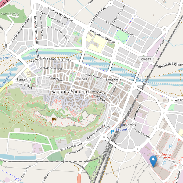Thumbnail Mapa de cines en Sagunto