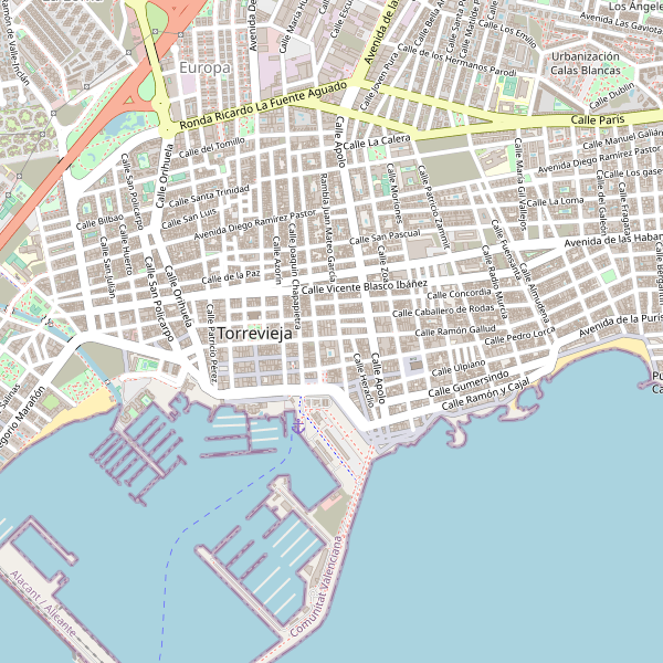 Thumbnail Mapa de cines en Torrevieja