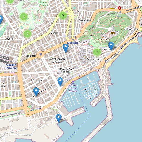 Mapa de escuelas en Alicante Thumbnail