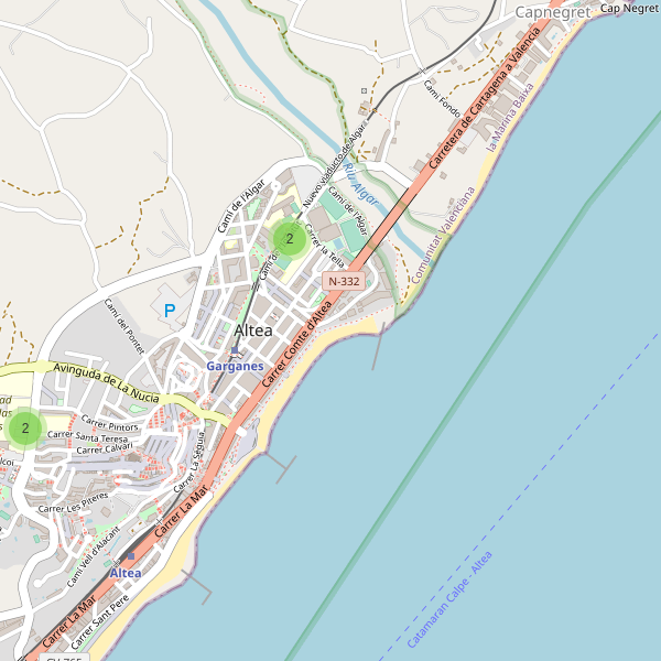 Mapa de escuelas en Altea Thumbnail