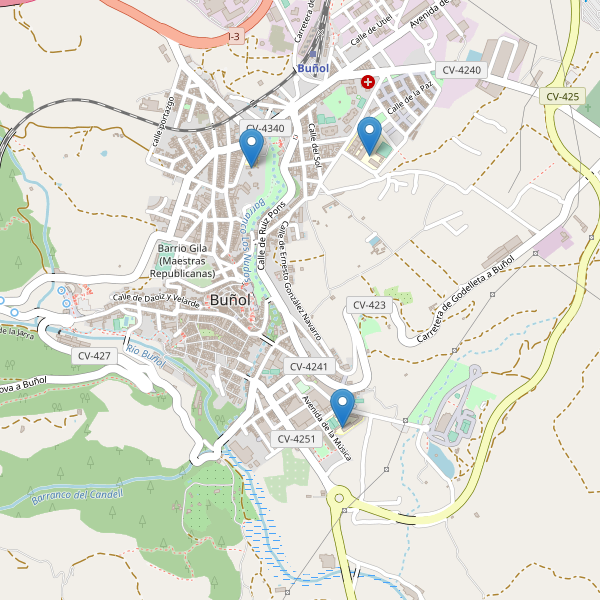 Mapa de escuelas en Buñol Thumbnail