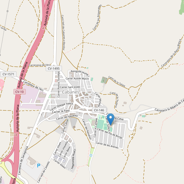 Mapa de escuelas en Cabanes (CS) Thumbnail