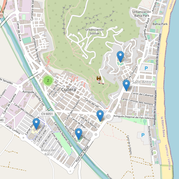 Mapa de escuelas en Cullera Thumbnail