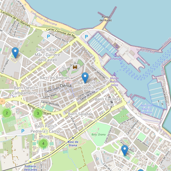 Mapa de escuelas en Dénia Thumbnail