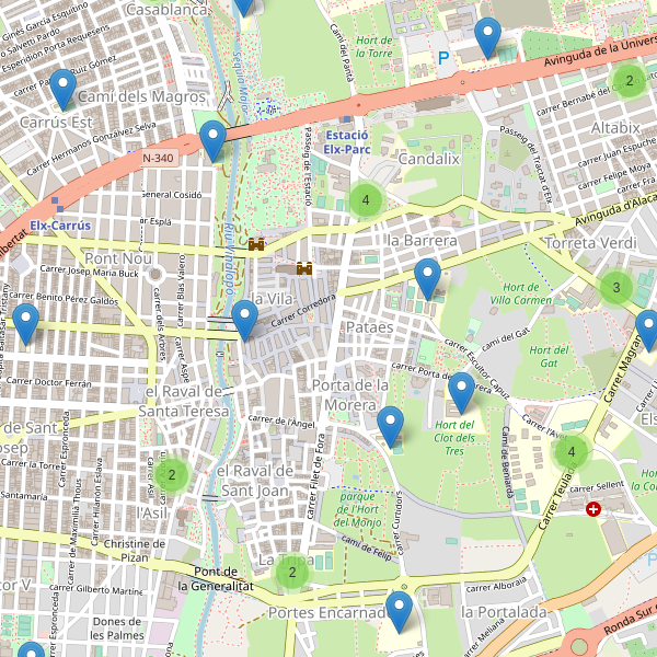 Mapa de escuelas en Elche Thumbnail