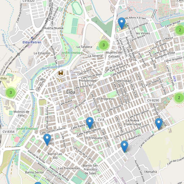 Mapa de escuelas en Elda Thumbnail