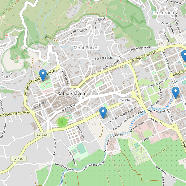 Mapa de escuelas en Jávea Thumbnail