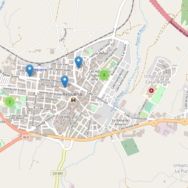 Mapa de escuelas en Requena Thumbnail