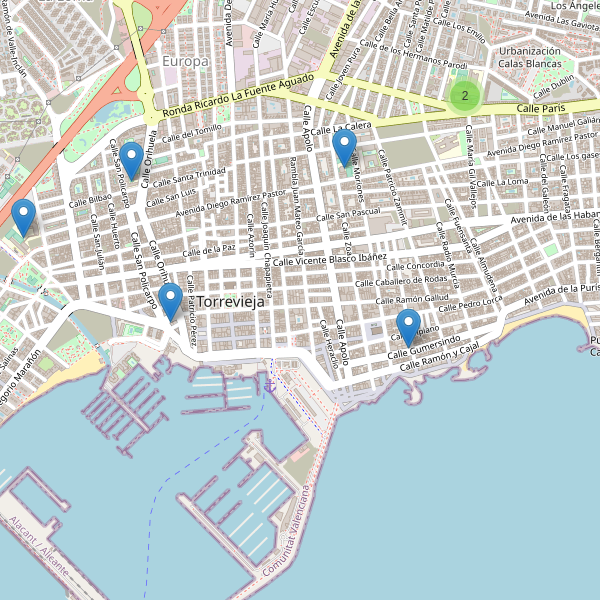 Mapa de escuelas en Torrevieja Thumbnail
