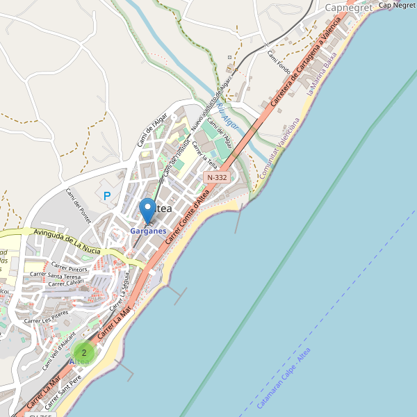 Mapa de estaciones en Altea Thumbnail