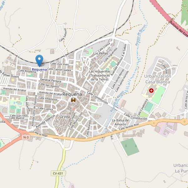 Mapa de estaciones en Requena Thumbnail