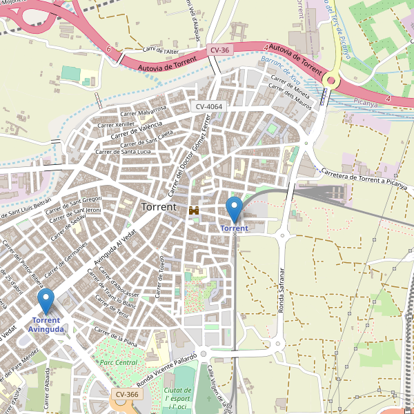 Mapa de estaciones en Torrent (V) Thumbnail