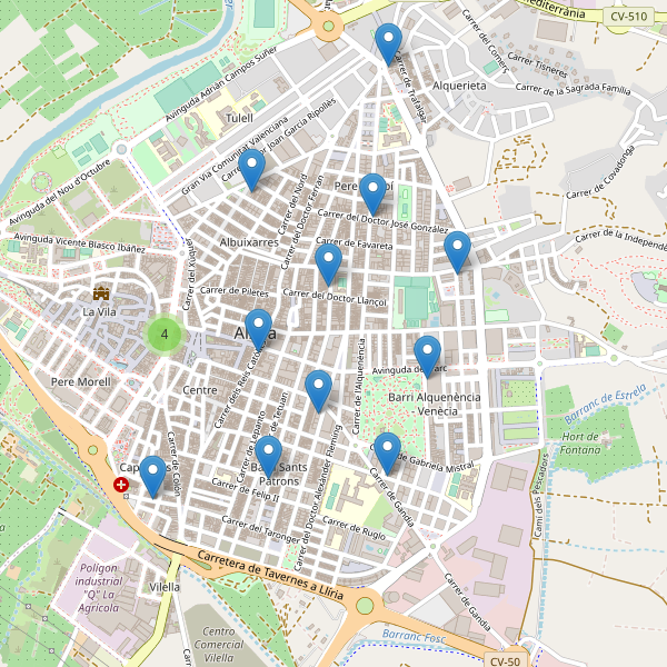 Thumbnail Mapa de farmacias en Alzira