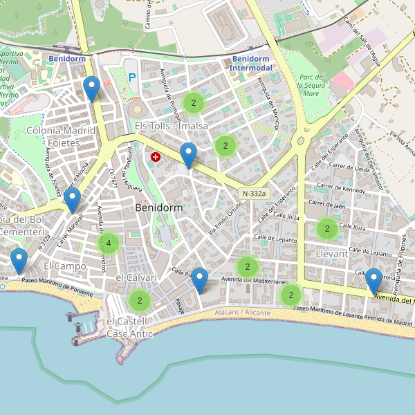 Thumbnail Mapa de farmacias en Benidorm