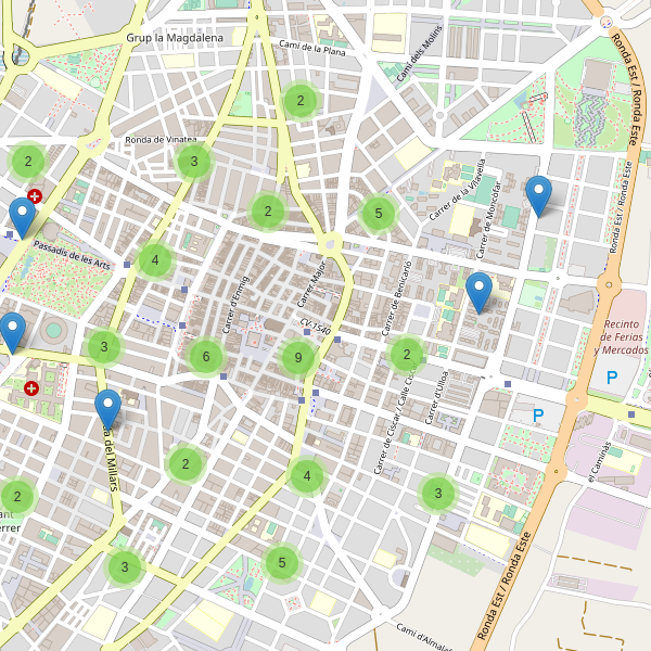 Thumbnail Mapa de farmacias en Castelló de la Plana