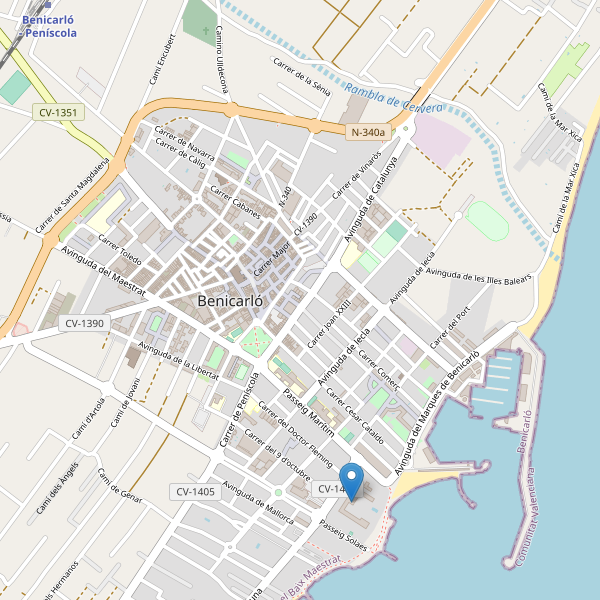 Thumbnail Mapa de hoteles en Benicarló