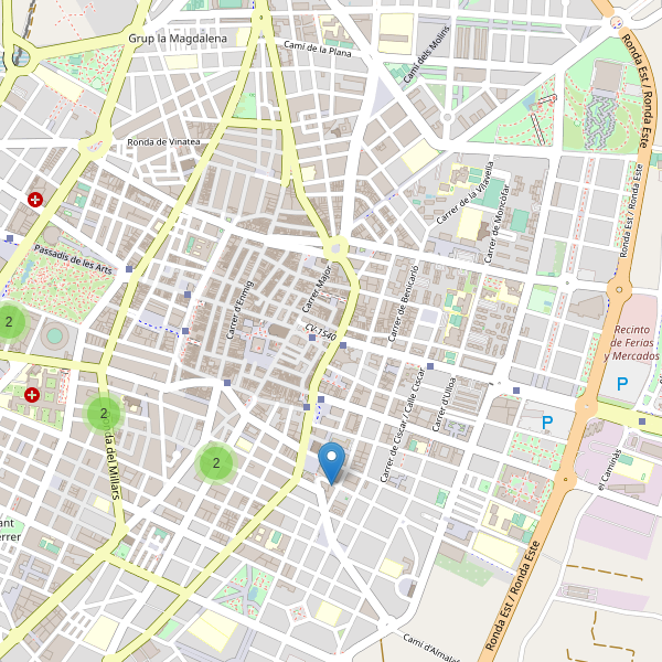 Thumbnail Mapa de hoteles en Castelló de la Plana