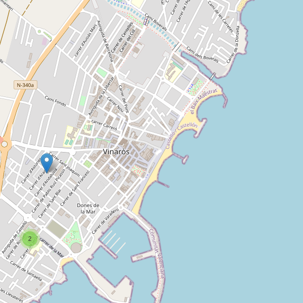 Thumbnail Mapa de hoteles en Vinaròs