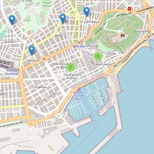 Mapa de iglesias en Alicante Thumbnail